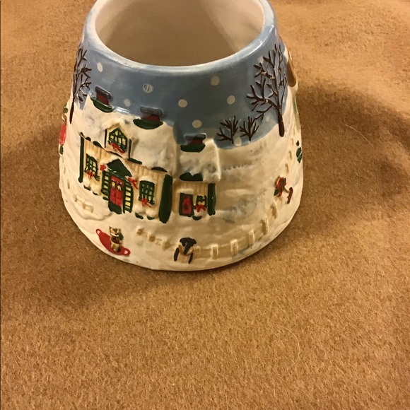 Yankee Candle Holiday Yankee Candle Topper Holiday Xmas Euc Poshmark